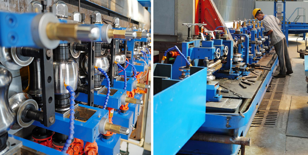 新设备升级提升生产效率——我公司推出HG60高精度高频直缝焊管机